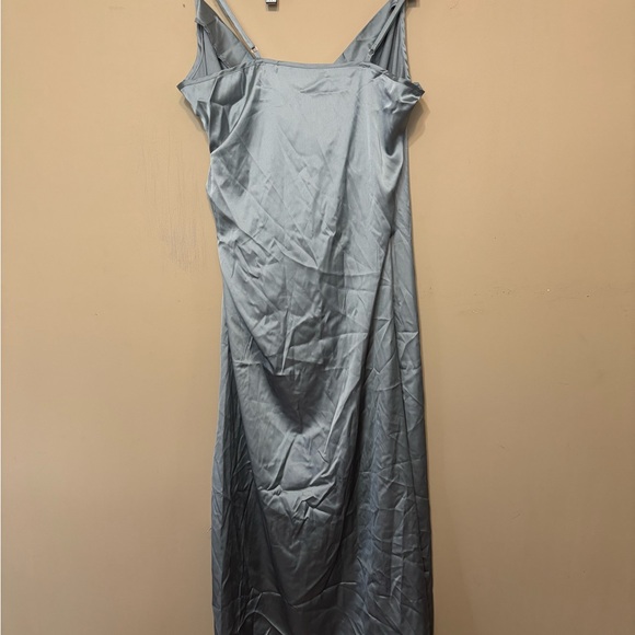 CIDER Satin Like Long Slip Dress - Picture 4 of 5